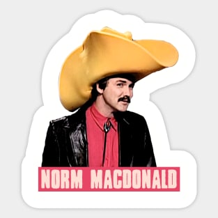 Retro norm macdonald Sticker